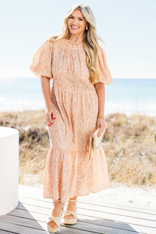 Vestido Maxi Paseo Soleado, Topo