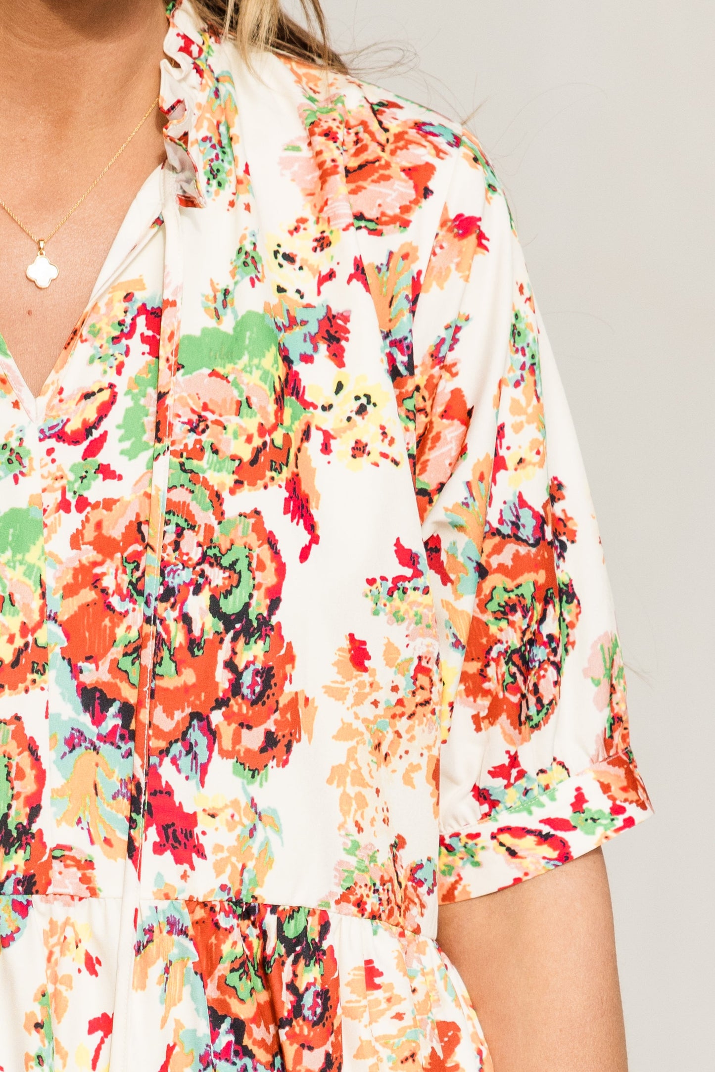 Vestido Dulce Como Puede Ser, Crema
