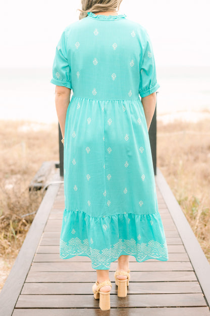 Vestido Dulce Como Puede Ser, Turquesa