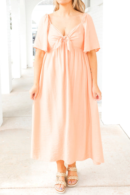 Vestido Maxi Sweet Lady, Durazno