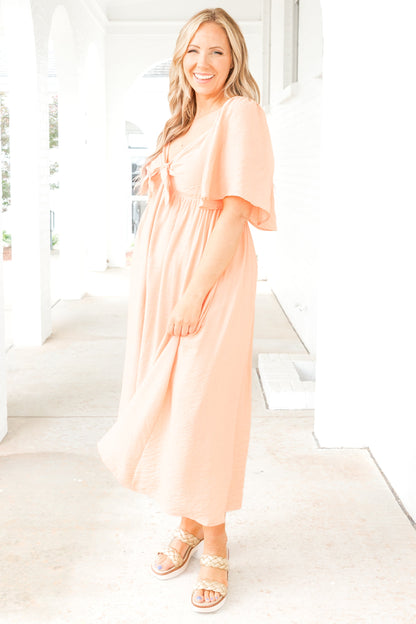 Vestido Maxi Sweet Lady, Durazno