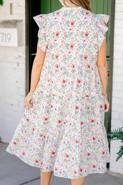 Vestido Dulce Naturaleza, Rojo