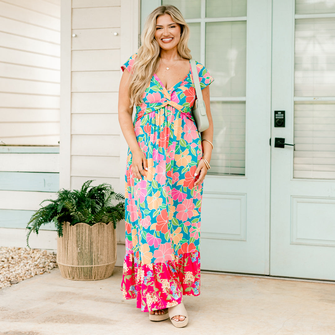 Vestido Sweet Oasis, Azul
