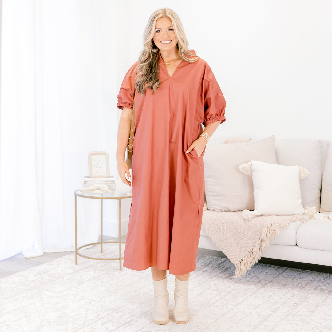 Vestido Sweet Spot, Taupe Quemado