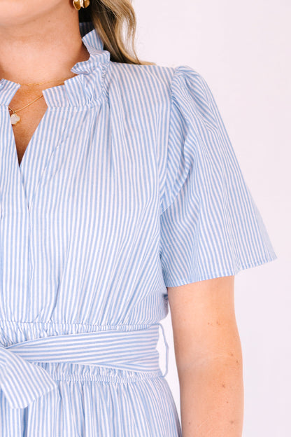 Vestido Pensamientos Dulces, Rayas Azules