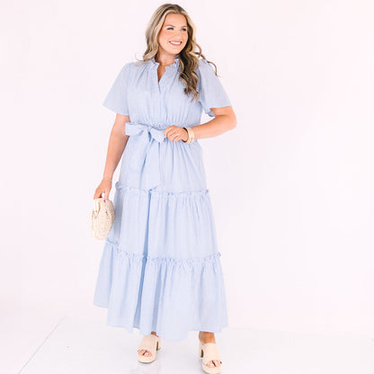 Vestido Pensamientos Dulces, Rayas Azules