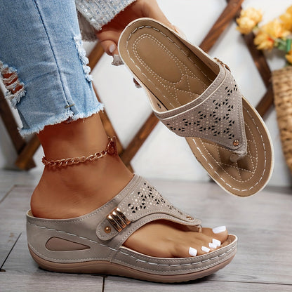 Léonie | Sandalias de Tacón Abertas Chic