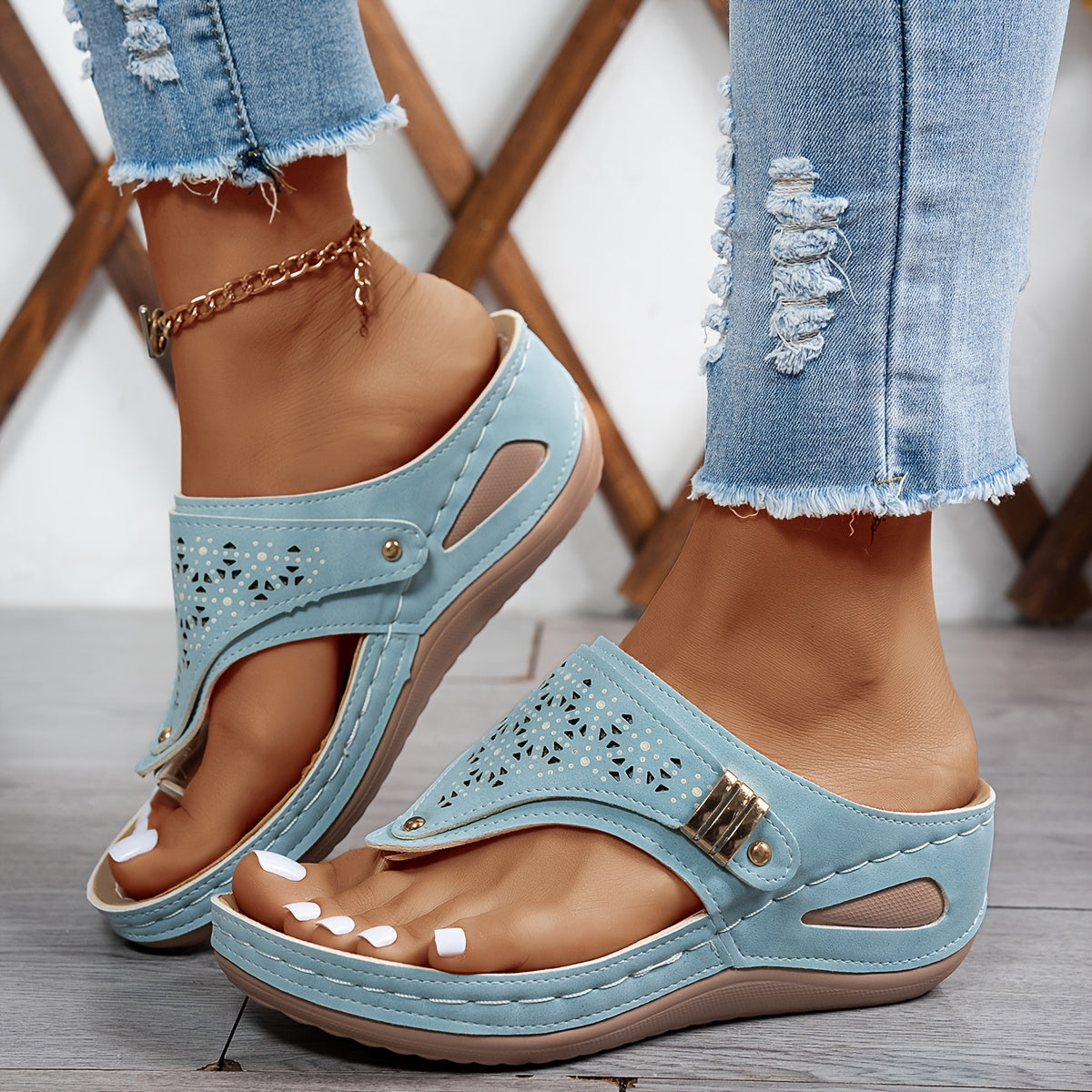 Léonie | Sandalias de Tacón Abertas Chic