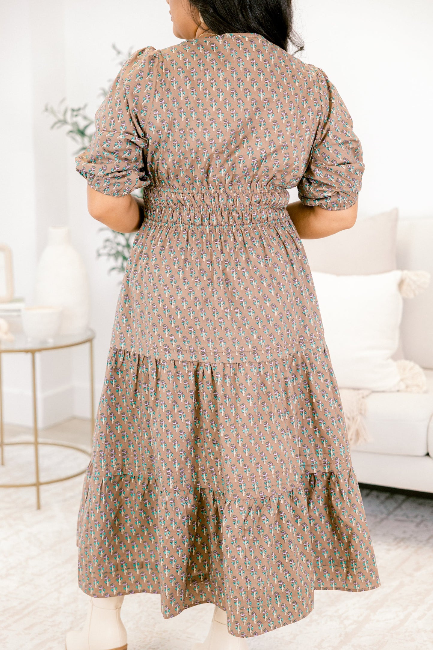 El Vestido Clear Choice, Mezcla Marrón