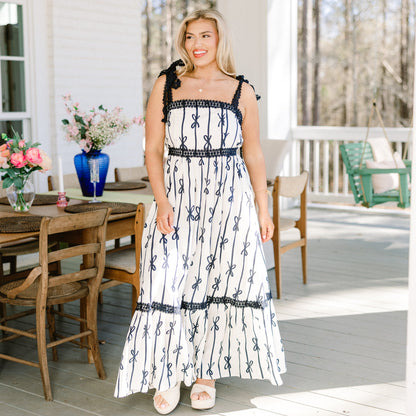 El Vestido Maxi Secreto del Jardín, Marino