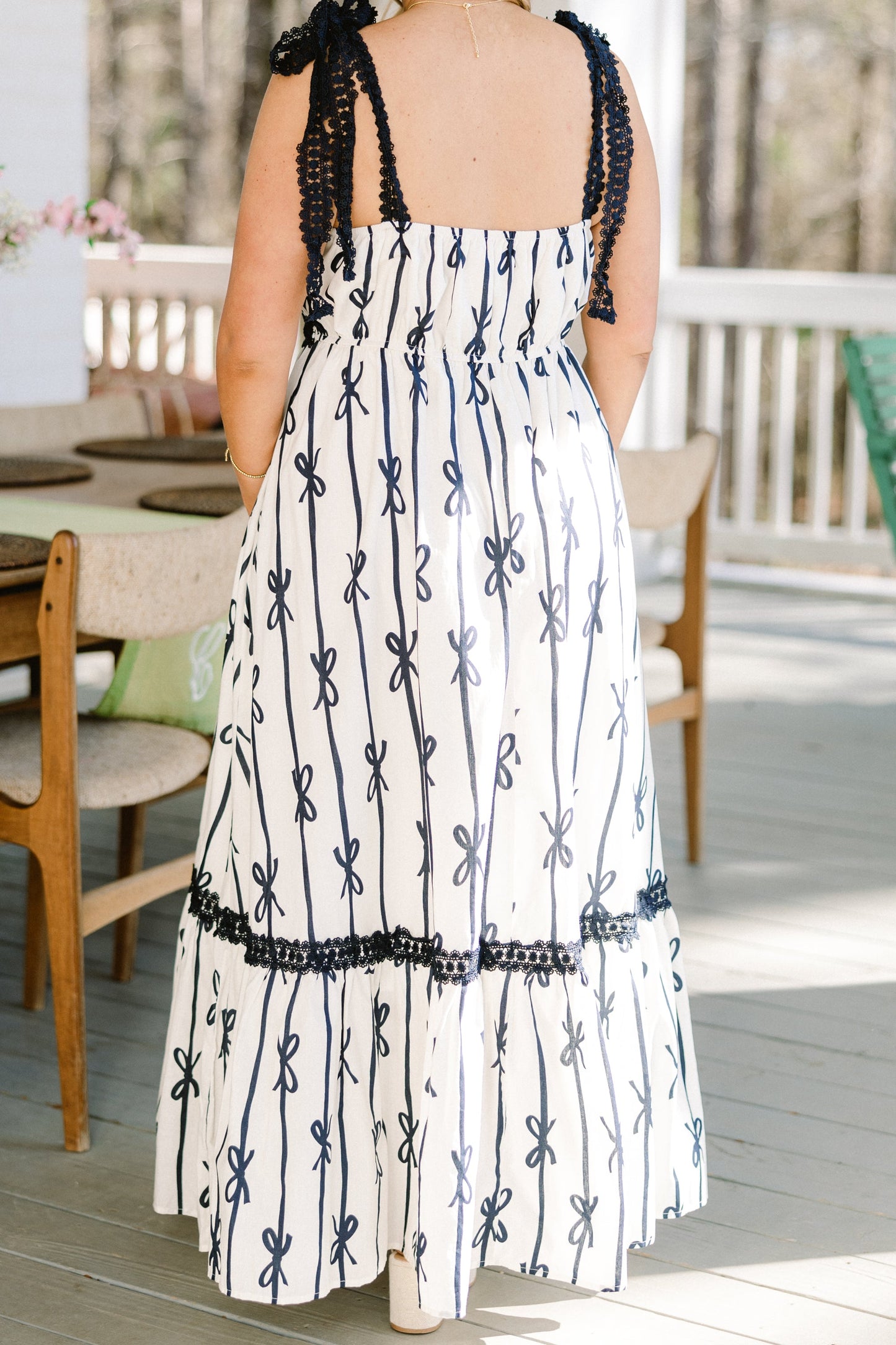 El Vestido Maxi Secreto del Jardín, Marino