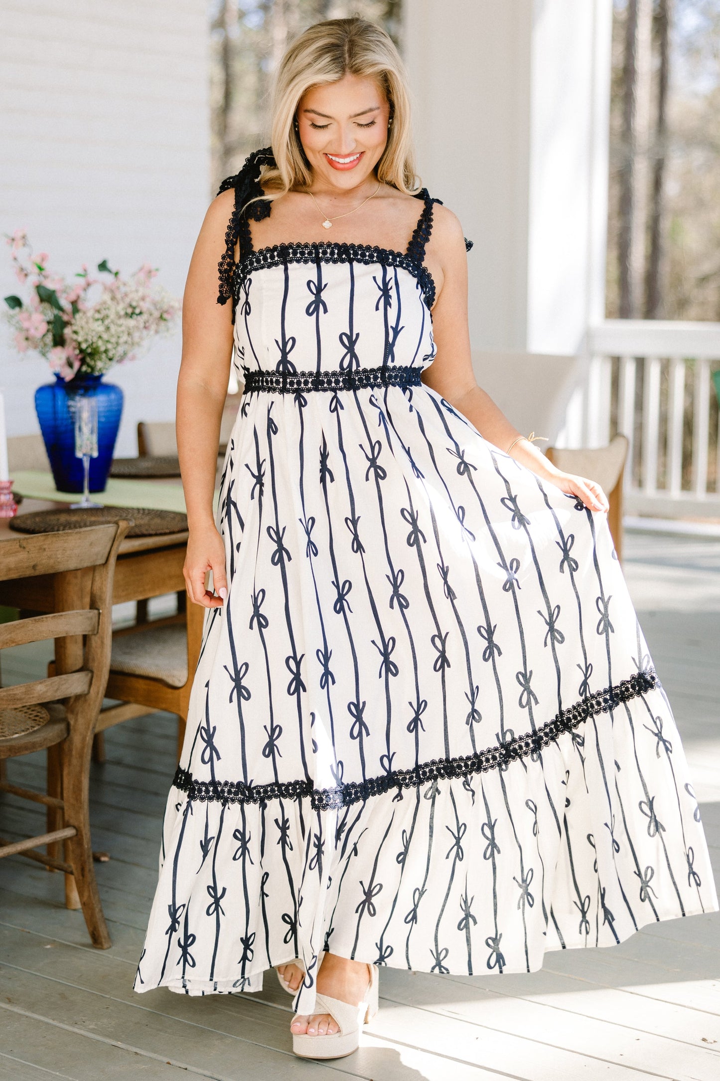 El Vestido Maxi Secreto del Jardín, Marino