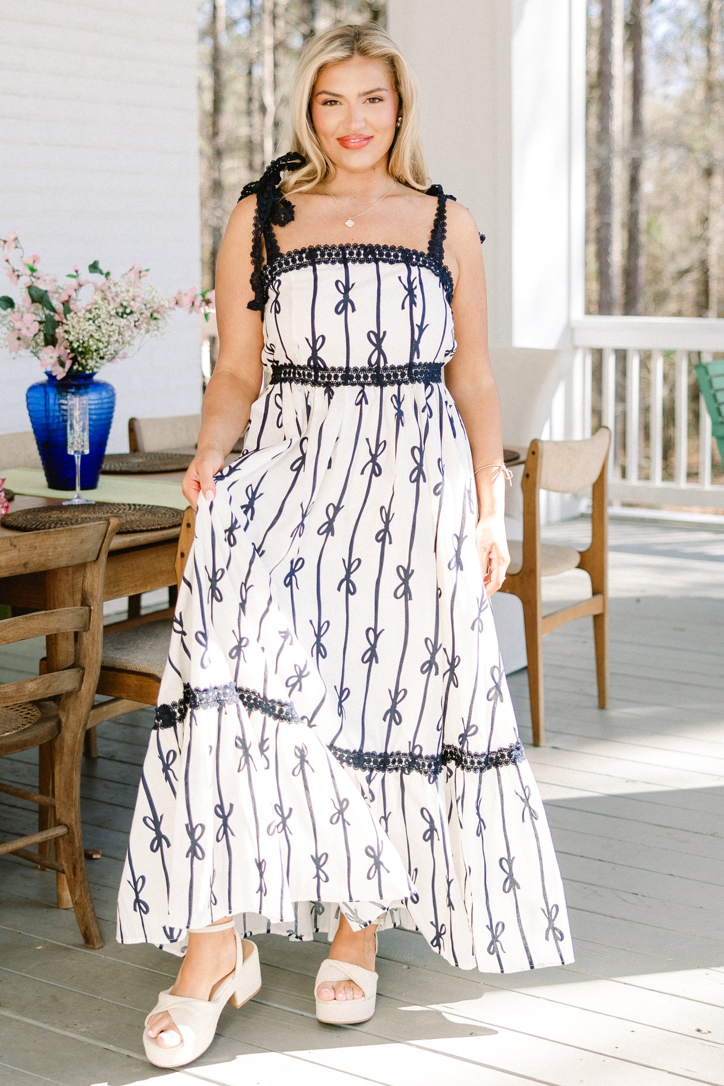 El Vestido Maxi Secreto del Jardín, Marino