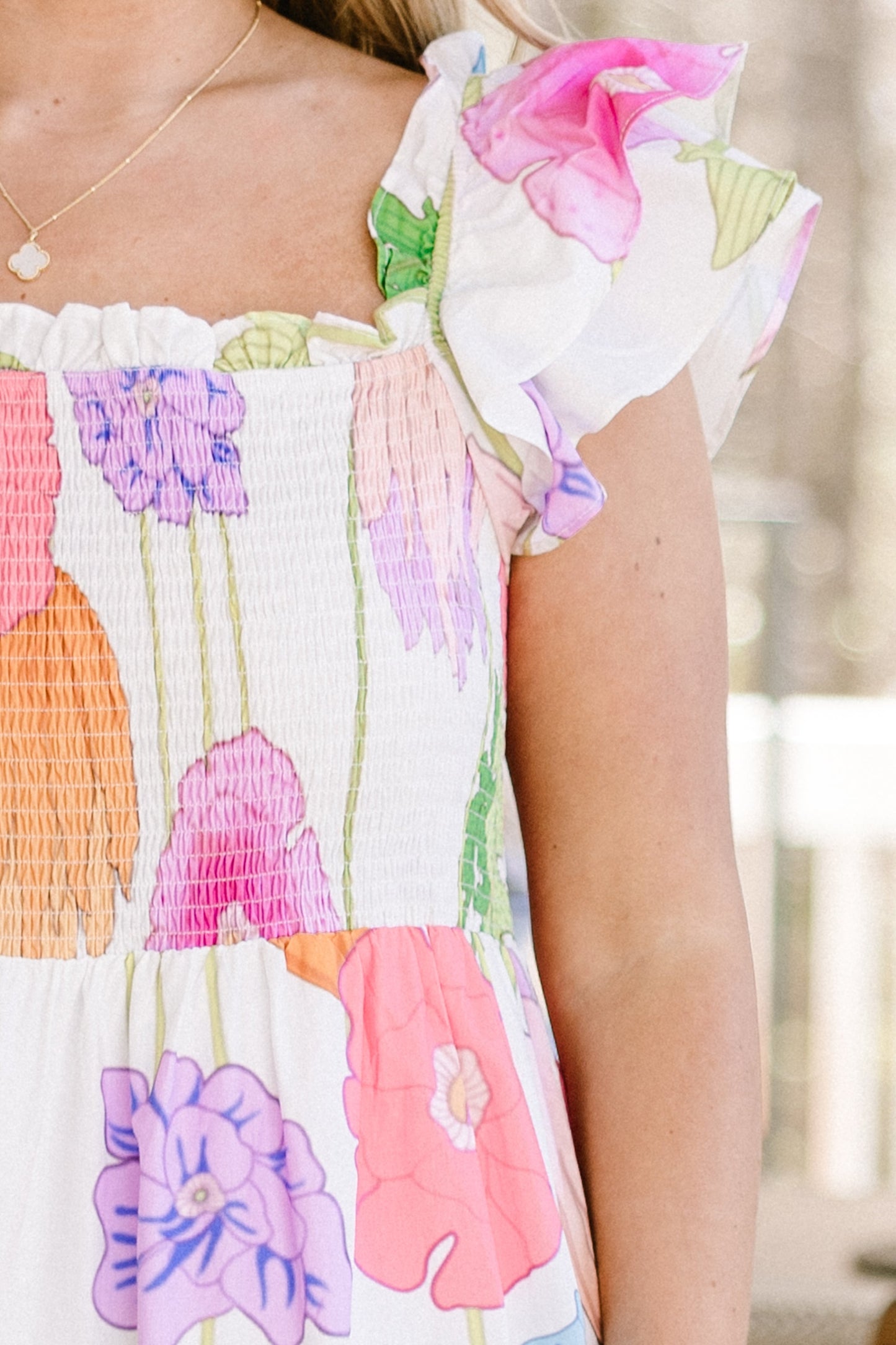El Vestido Maxi Canción de las Flores Silvestres, Verde