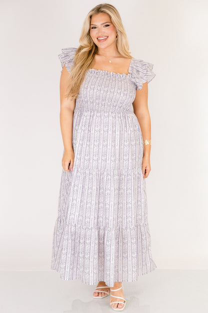 El Vestido Maxi Canción de las Flores Silvestres, Púrpura