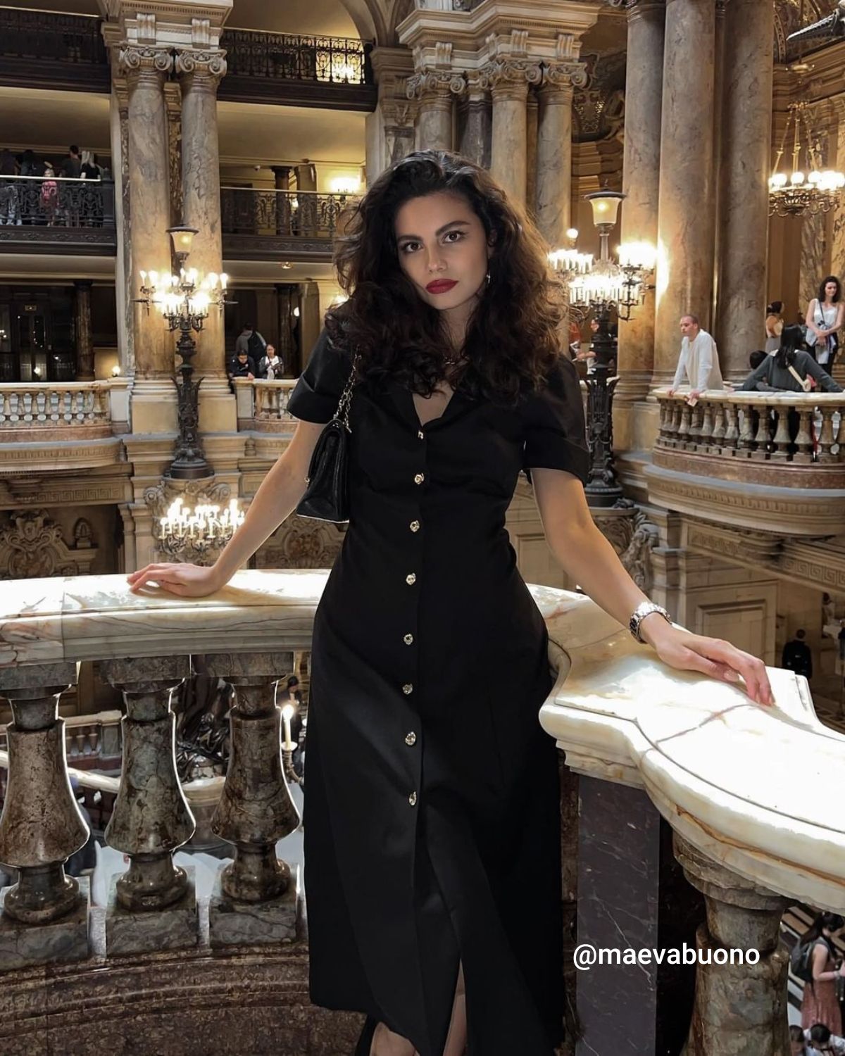 El Vestido Midi Túnica Negro
