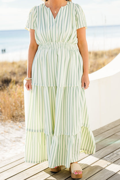 Vestido Maxi This & That, Verde