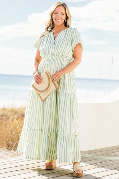 Vestido Maxi This & That, Verde
