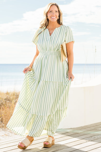Vestido Maxi This & That, Verde