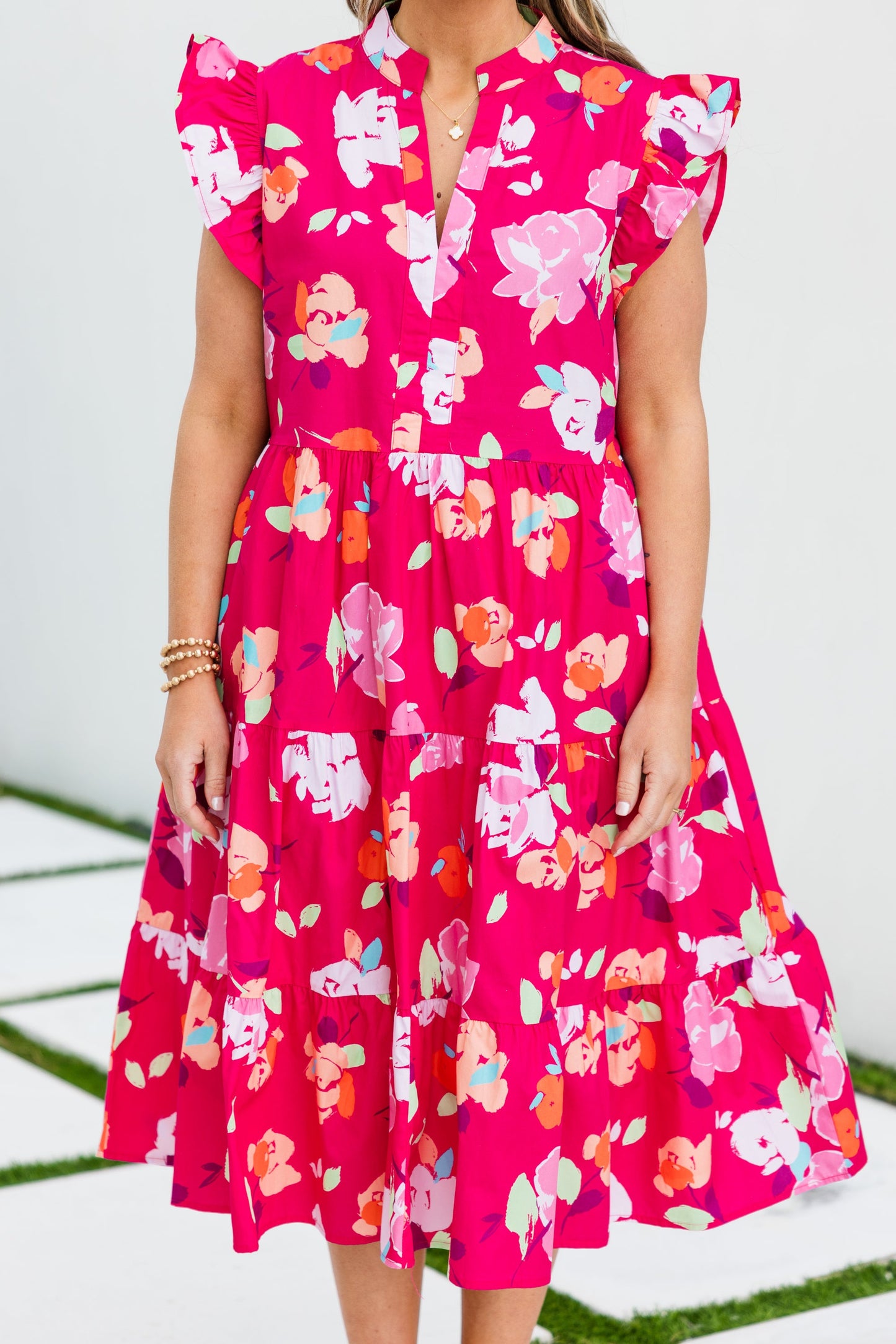 Vestido Maxi Too True, Magenta