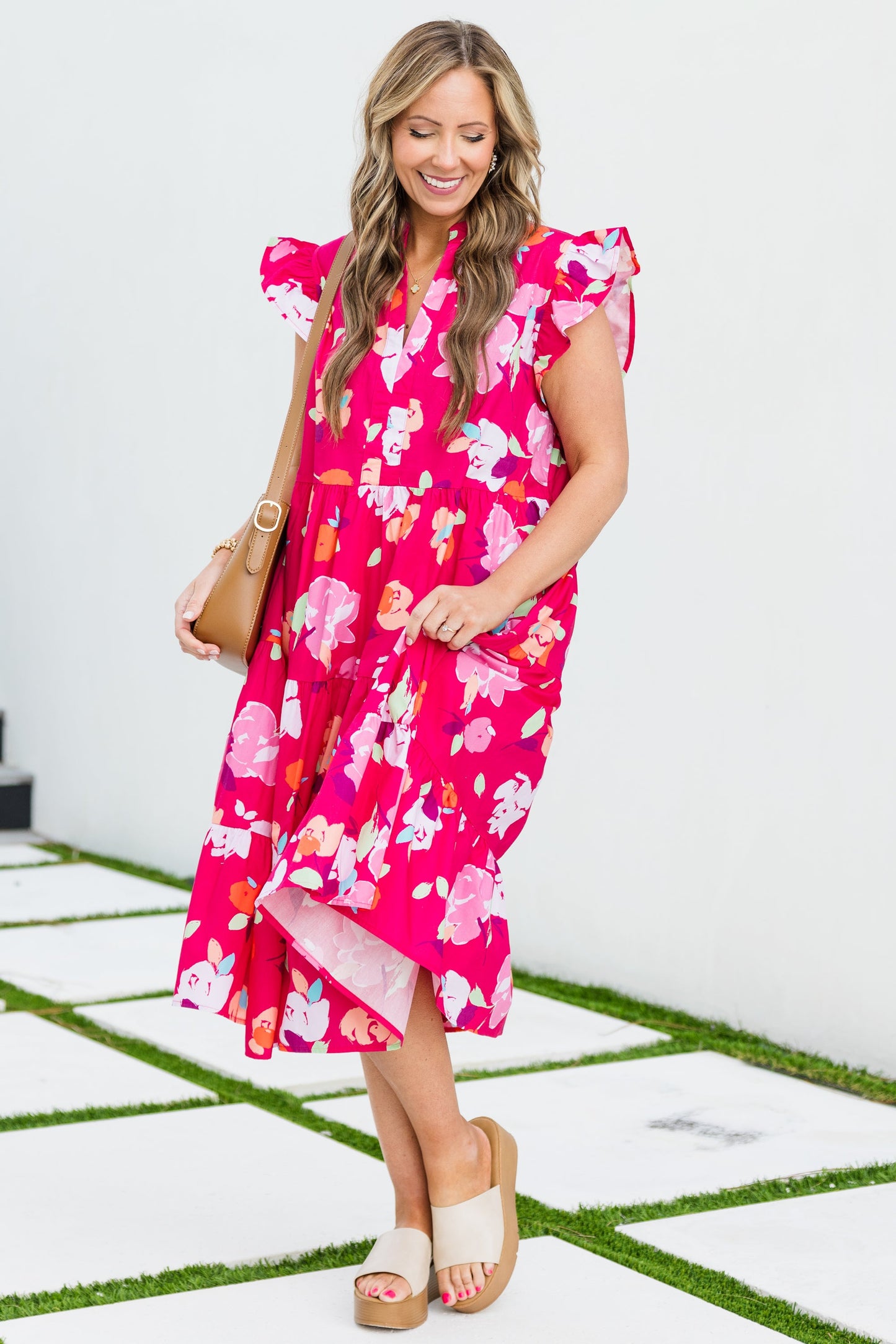 Vestido Maxi Too True, Magenta