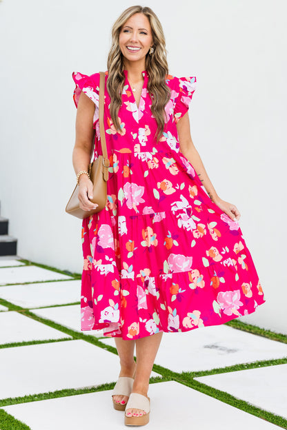 Vestido Maxi Too True, Magenta