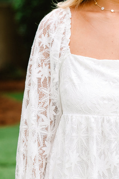 Vestido Verdadero de Pura Felicidad, Blanco