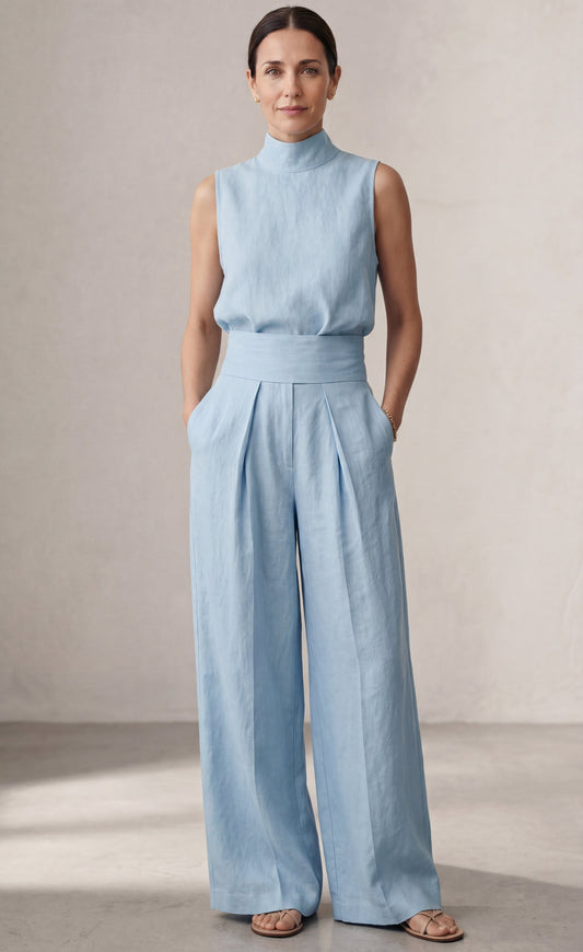 MARÍA | CONJUNTO MINIMALISTA DE LINO