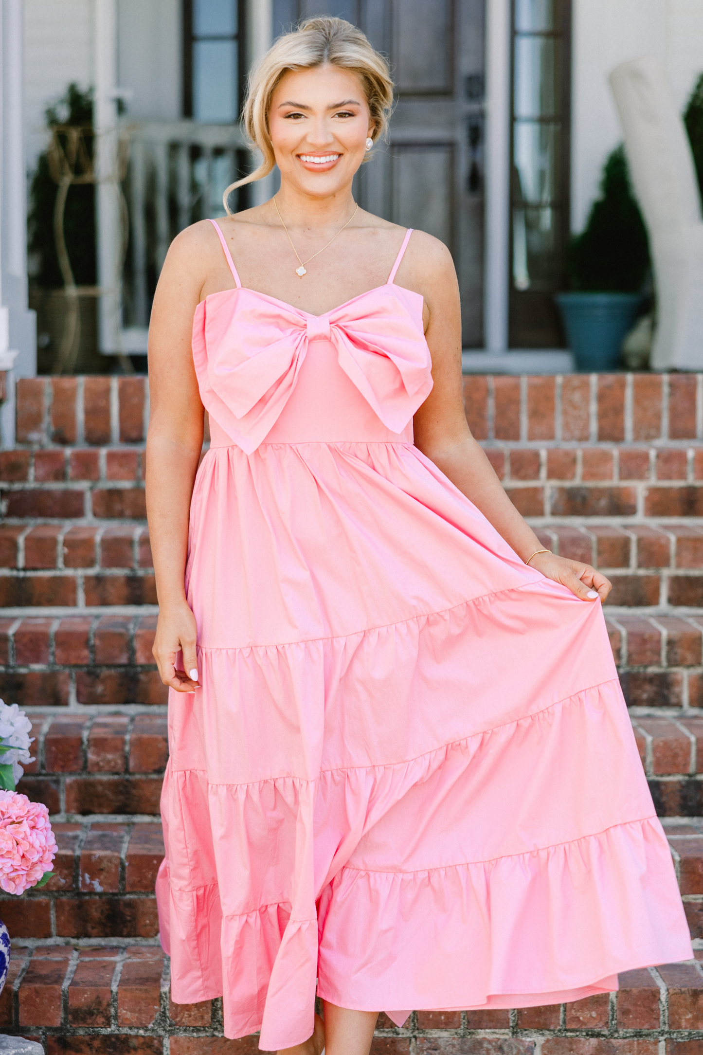 Otro Vestido Midi, Rosa