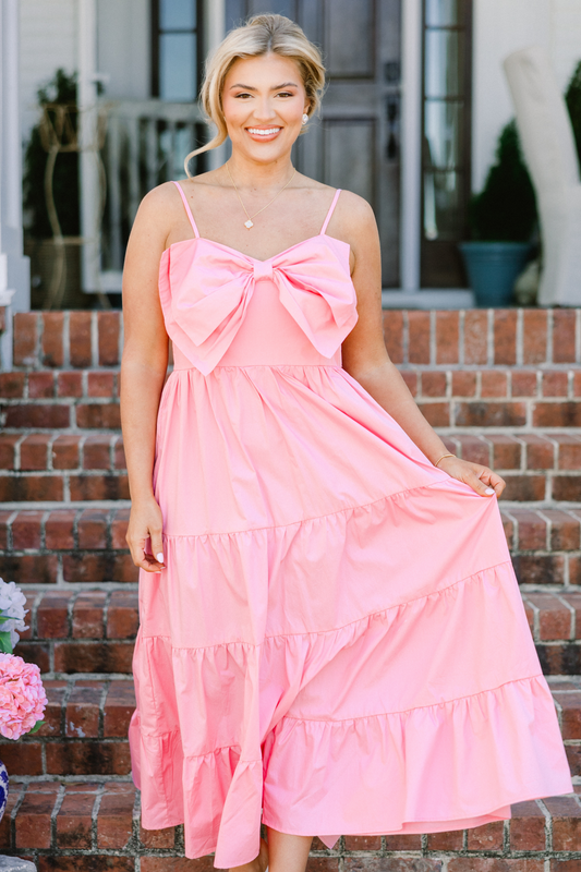Otro Vestido Midi, Rosa