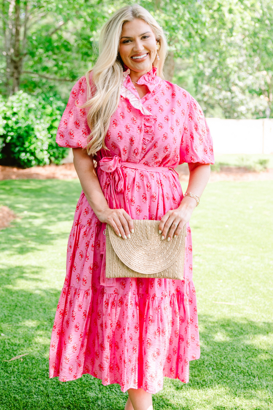 Vestido de Picnics de Verano, Fucsia