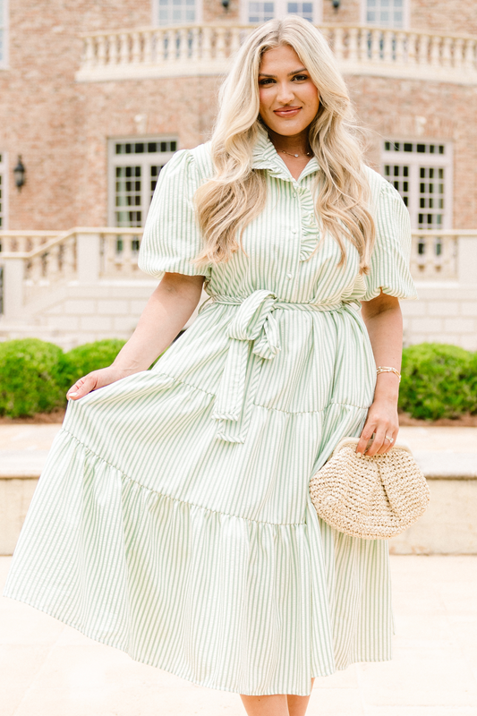 Vestido de Picnics de Verano, Verde