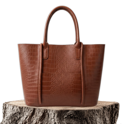 Victoire | Bolsa Tote Efecto Cocodrilo Elegancia Estructurada
