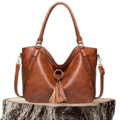 Adèle | Bolso de Hombro Bohemio con Borlas