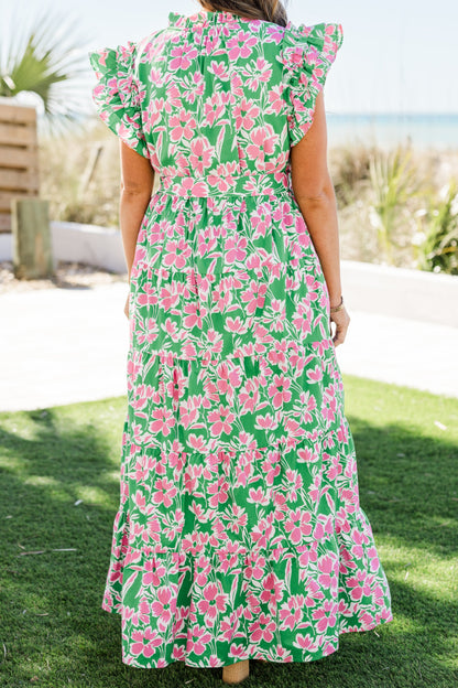 Vestido Jardín Veneciano, Verde