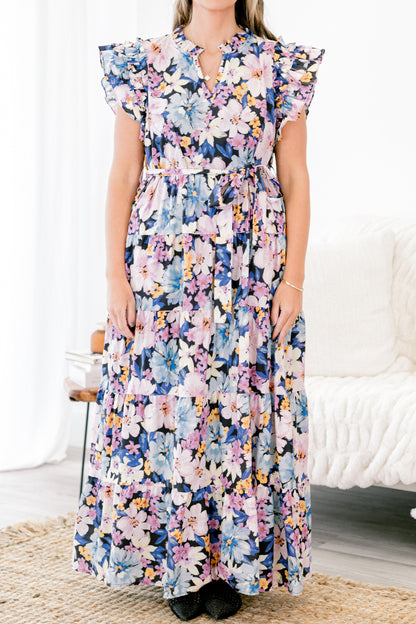 Vestido Jardín Veneciano, Marino