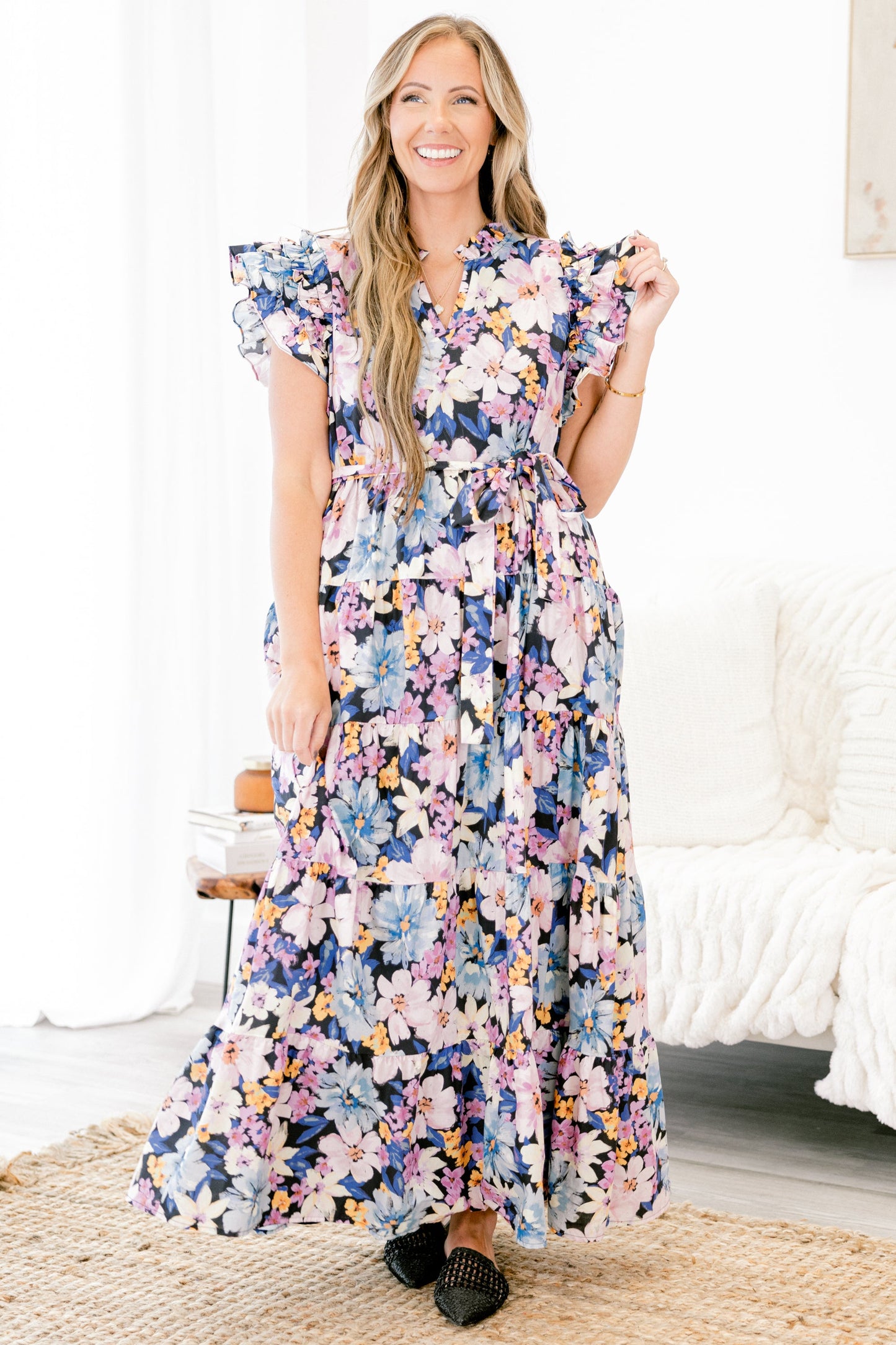 Vestido Jardín Veneciano, Marino