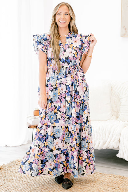 Vestido Jardín Veneciano, Marino