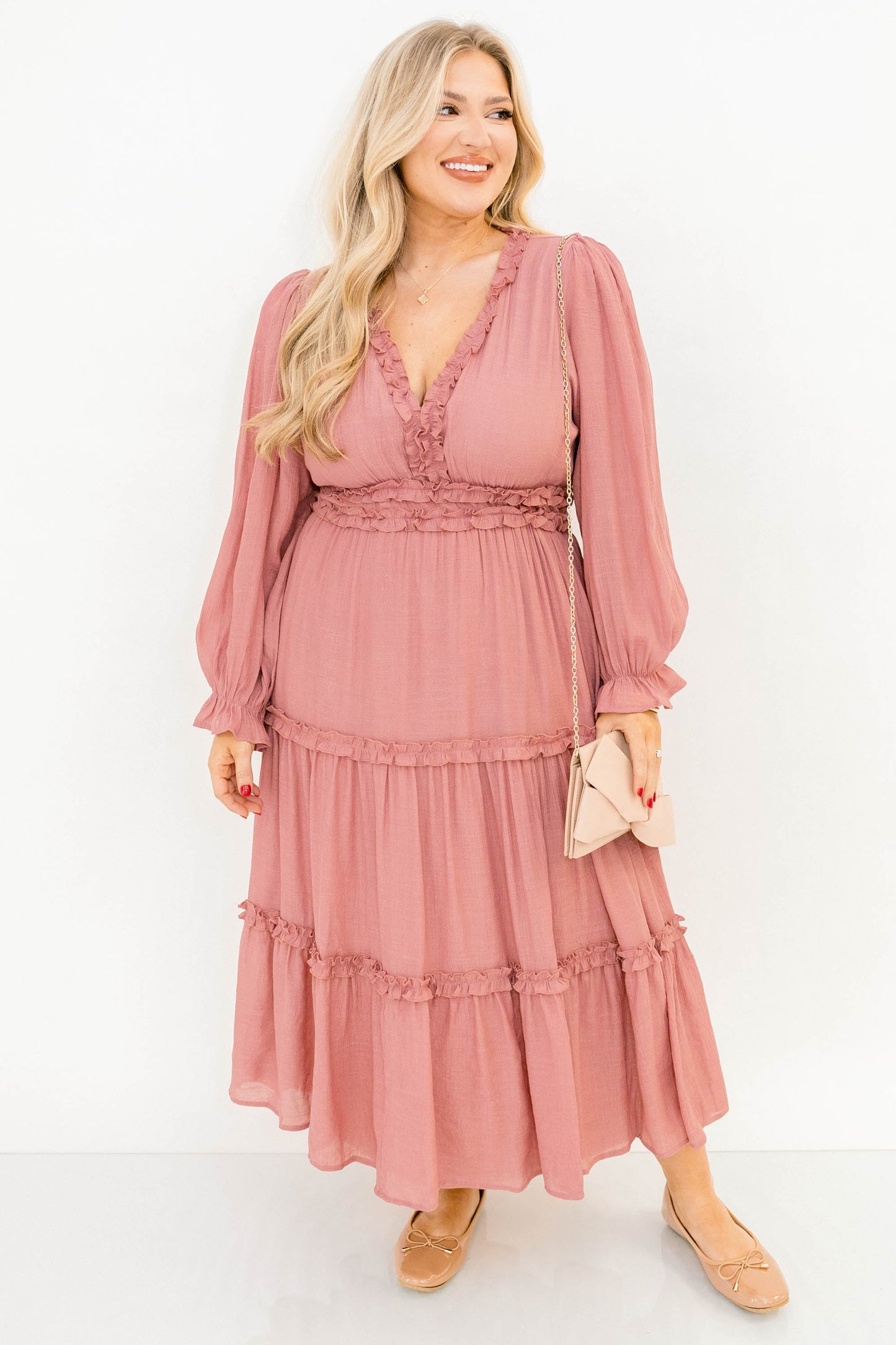 Vestido Vivid Palms, Rosa