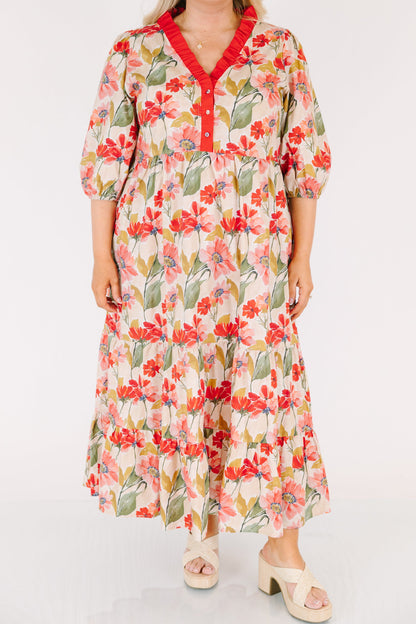 Vestido Bien Definido, Fucsia