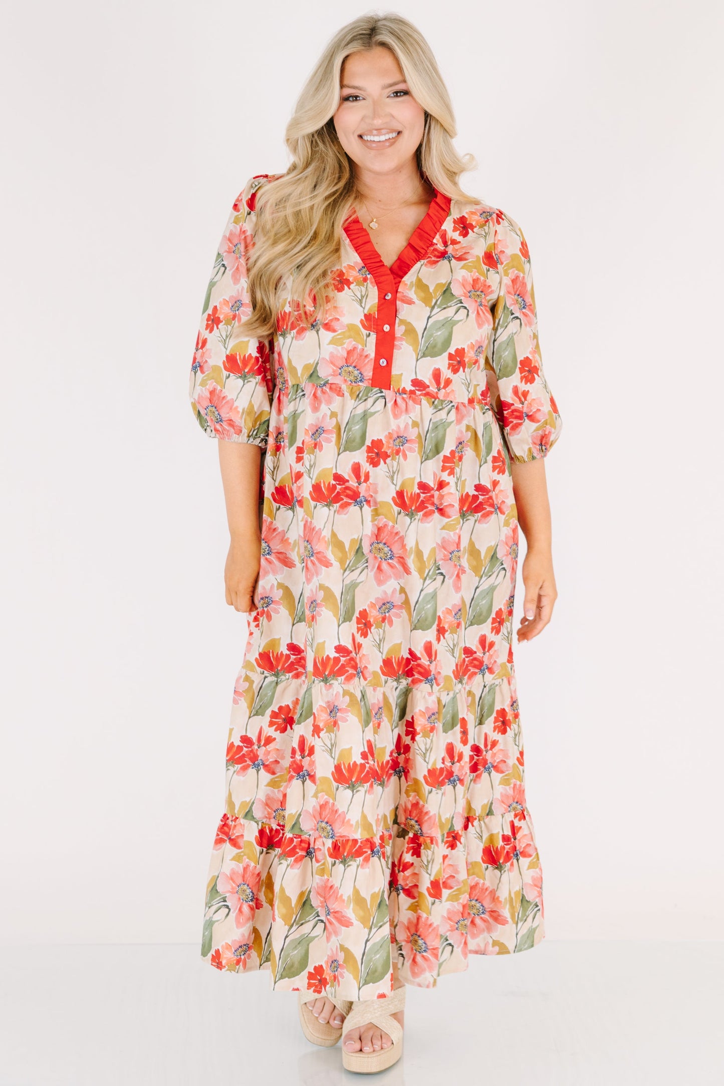 Vestido Bien Definido, Fucsia