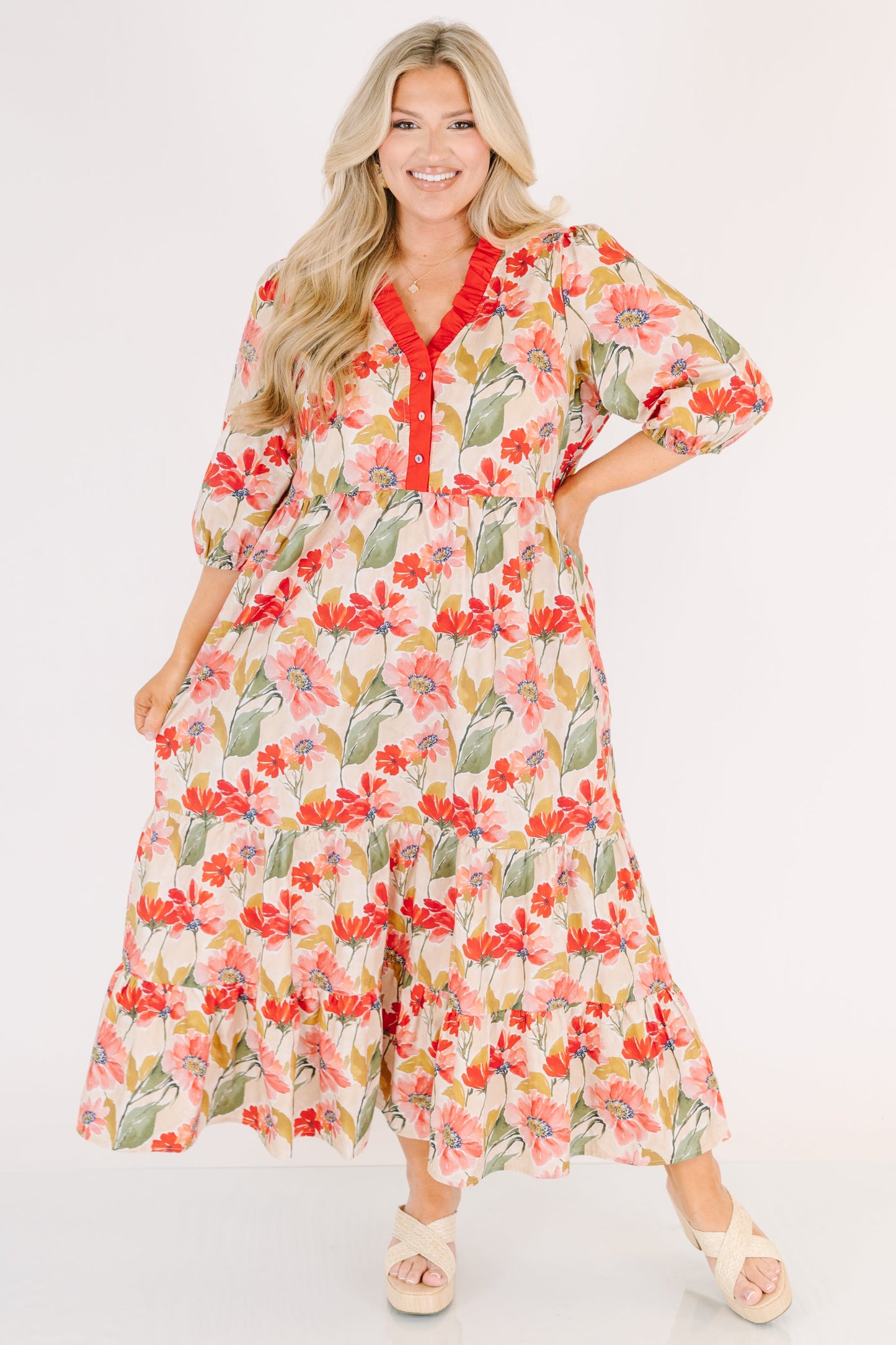 Vestido Bien Definido, Fucsia