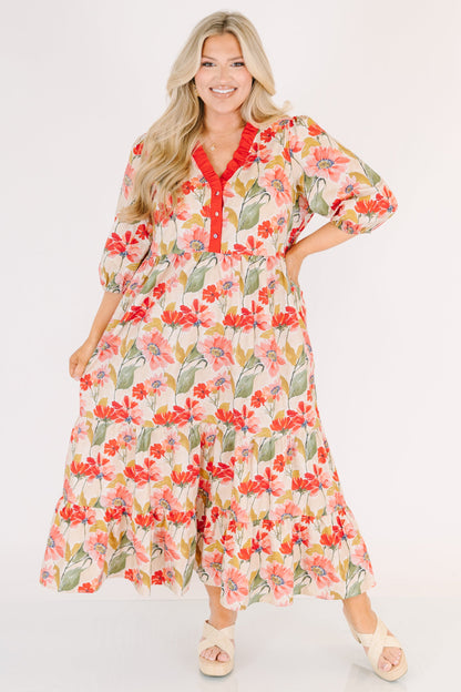 Vestido Bien Definido, Fucsia
