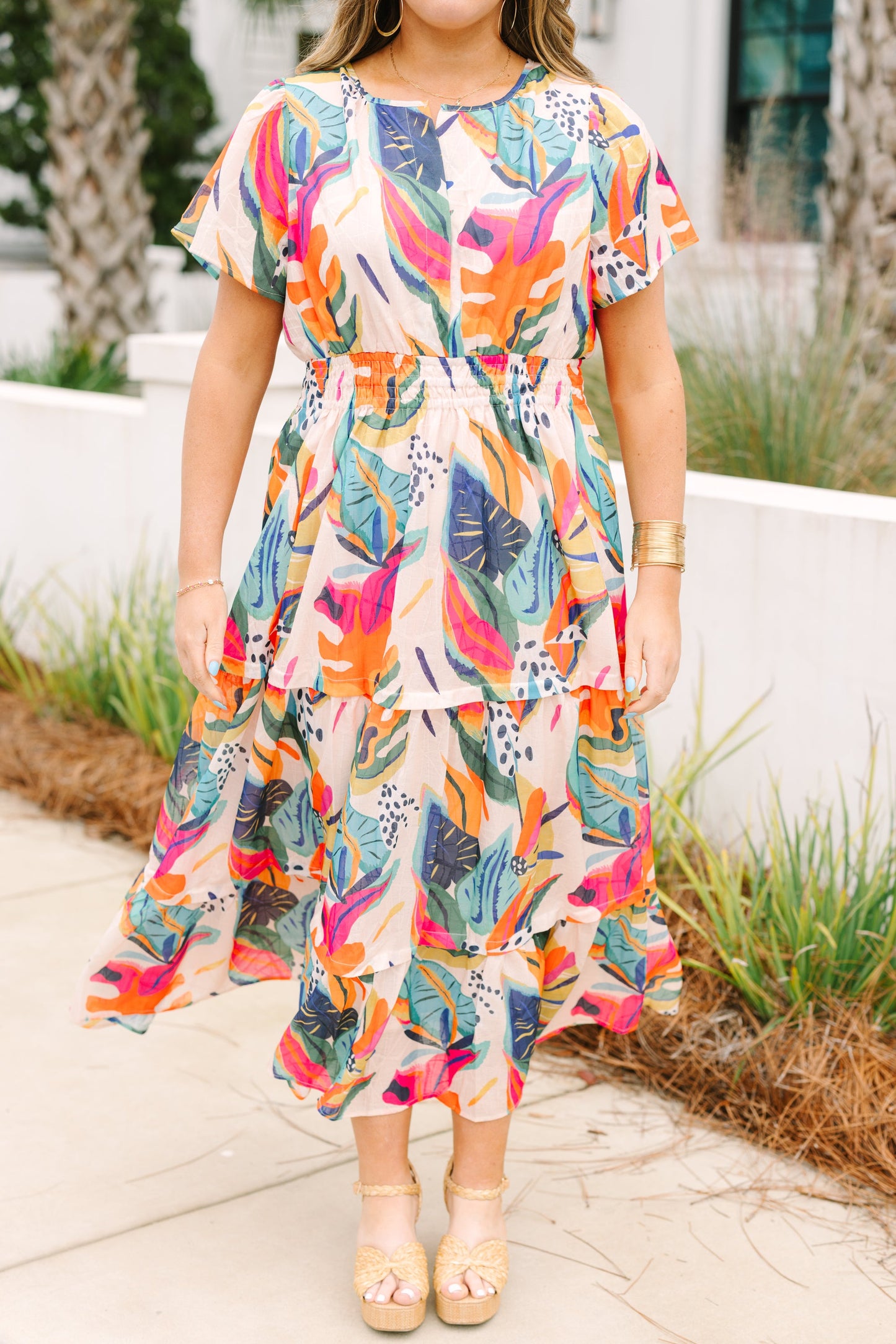 Vestido When In Rio, Rosa Tropical