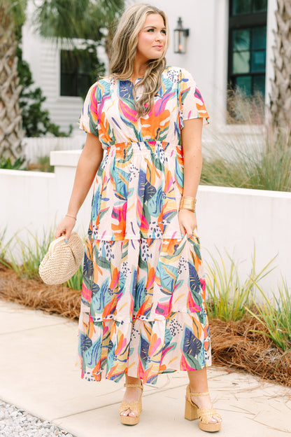Vestido When In Rio, Rosa Tropical