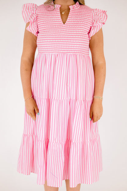 Donde Comienza Nuestra Historia Vestido, Raya Rosa