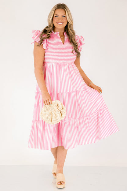 Donde Comienza Nuestra Historia Vestido, Raya Rosa