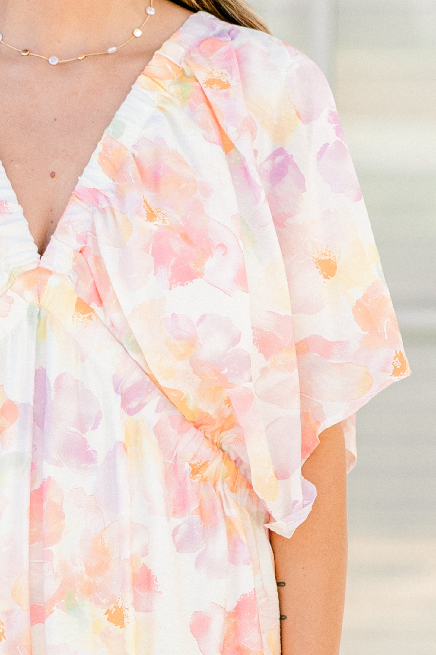 Vestido Sueños de Día Torbellino, Blanco