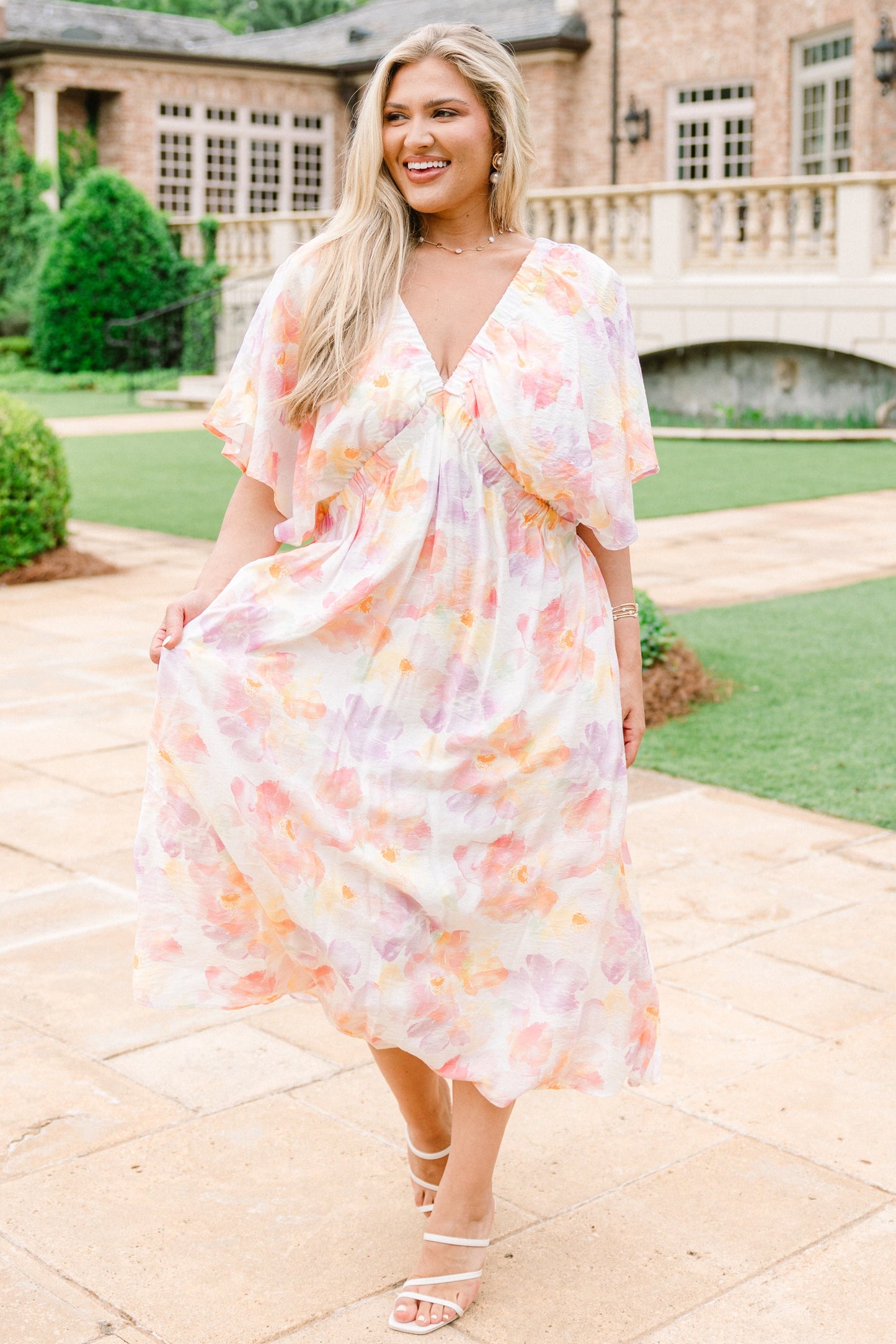 Vestido Sueños de Día Torbellino, Blanco
