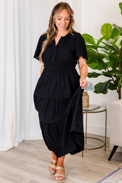 Vestido Deseame Alegría, Negro